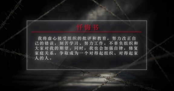 忏悔书03纪检忏悔书 忏悔文件