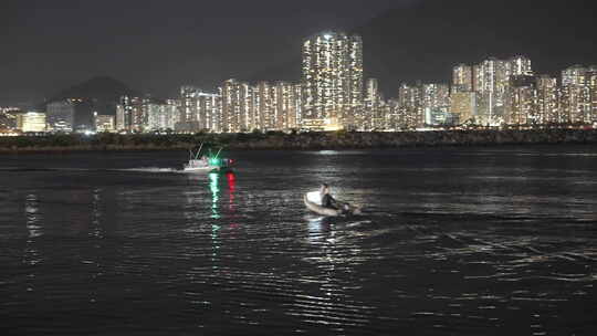 香港维多利亚港夜景