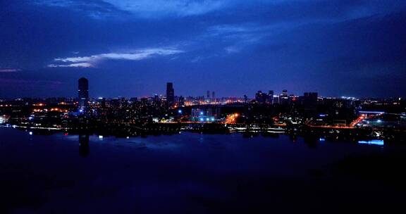 兴隆湖-独角兽岛-大景夜景