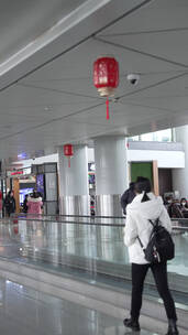 春节机场场景
