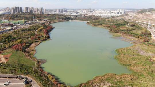 航拍云南昆明城市宣传片地标建筑