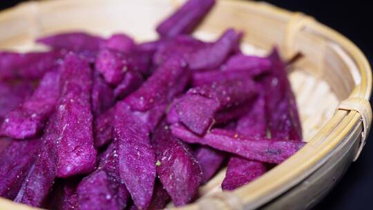 紫薯干紫薯条冻干粗粮零食