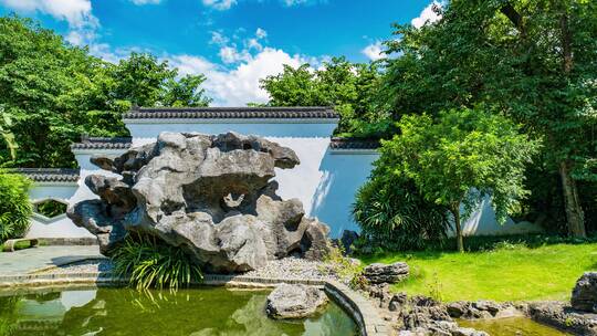 中式古建筑庭院