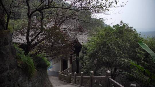 杭州飞来峰韬光寺建筑风景