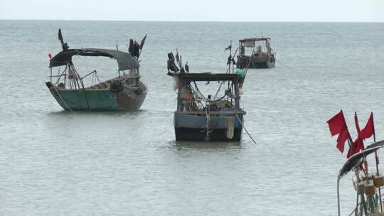 休渔期渔船停港