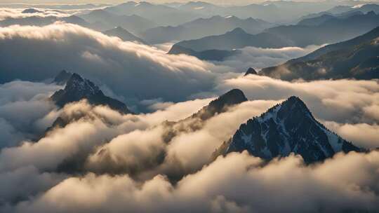 高山云海壮丽全景