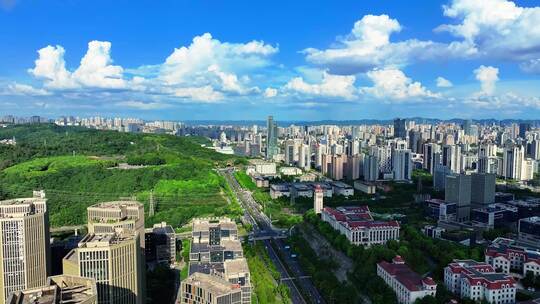 重庆渝北两江新区大竹林光电园大景