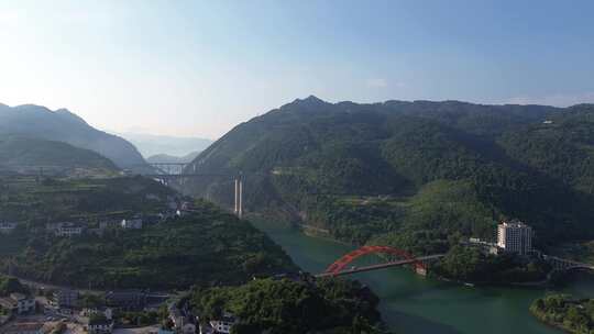 湖南芙蓉镇、酉水河、古镇