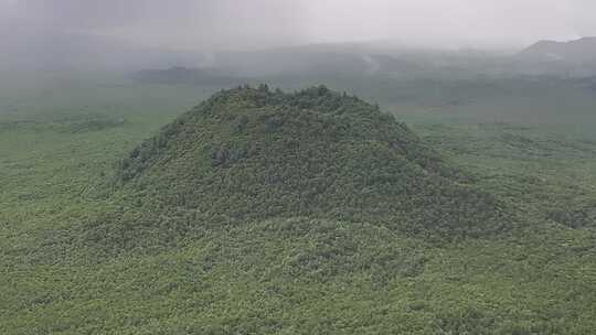 腾冲火山口航拍