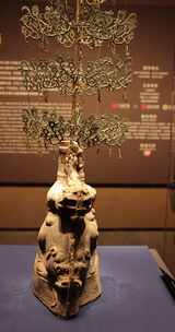 东汉青铜摇钱树，三星堆金沙古蜀文明