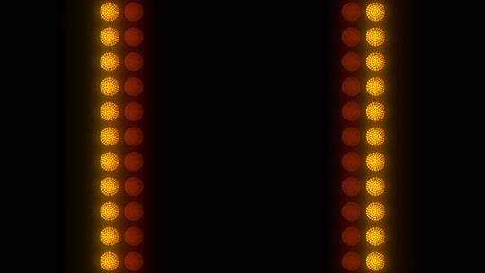 4k大屏幕黄色灯光闪烁动态VJ循环背景素材6