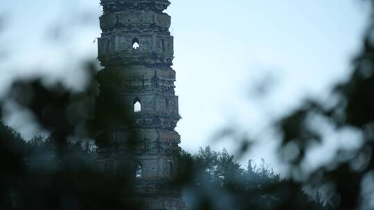 天台山国清寺建筑视频