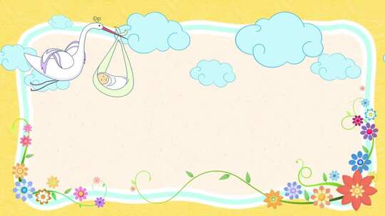 61儿童卡通梦幻背景素材