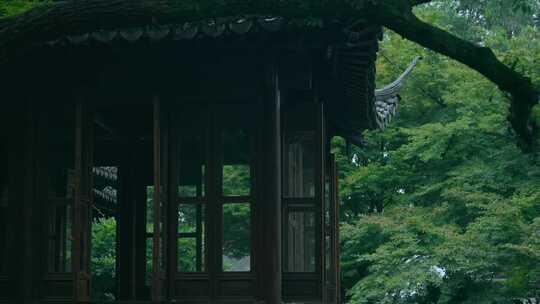 杭州西湖郭庄园林江南烟雨