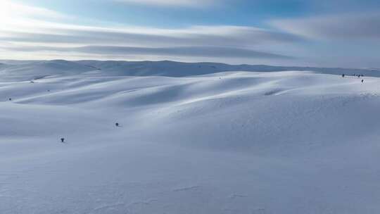 唯美雪景 呼伦贝尔大雪原