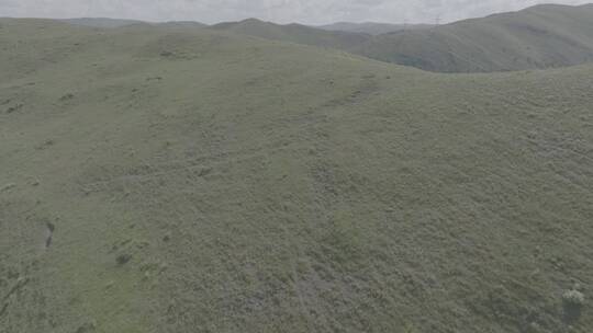 4K60川西旅游路线风景山峦高原 灰片 可调色