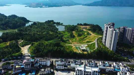 太平湖城市风景航拍