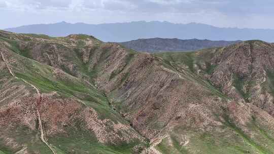 青海山丘航拍