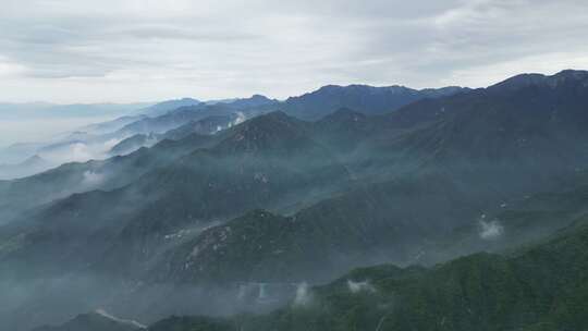 秦岭 宣传片 南五台 云海 水墨画