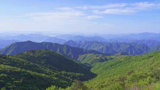 杭州临安大明山牵牛岗群山风景