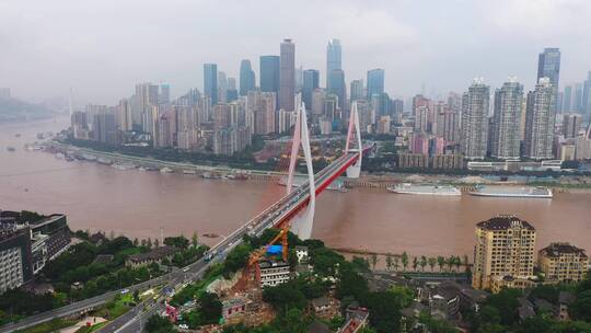 重庆市东水门大桥 上新街大桥视频素材模板下载