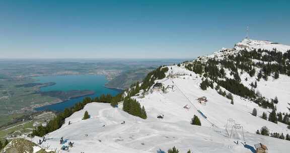 山，滑雪，里吉，滑雪场