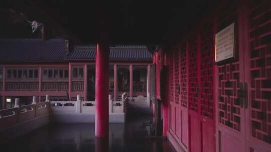 新昌大佛寺大悲寺视频素材模板下载