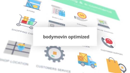 购物电子商务动画图标在线营销视频促销活动AE模板