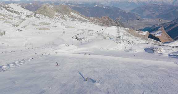 基茨斯坦霍恩，滑雪场，雪，滑雪