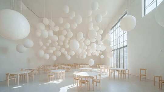 【4k】创意空间时间变换意境地产光影楼梯