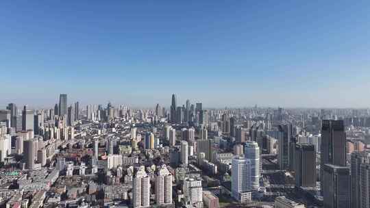 天津和平区天津大景五大道文化旅游区航拍