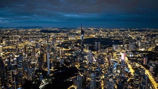 马来西亚吉隆坡莫迪卡石油双子塔夜景延时