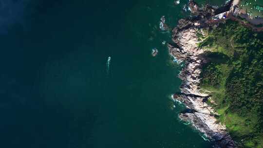 广东阳江海陵岛旅游风光航拍