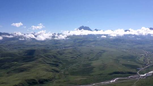 高原雪山云层延时