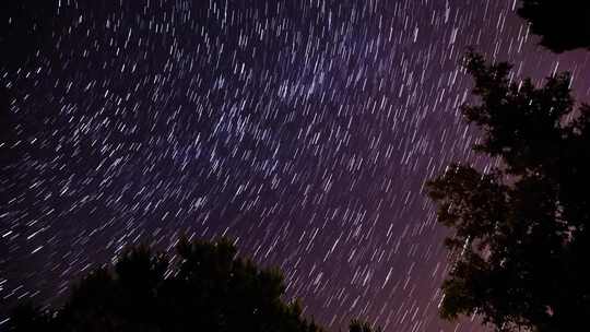 星空银河夜晚天文自然美景夜晚繁星