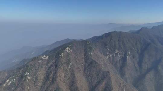 秦岭山脉秋季风景