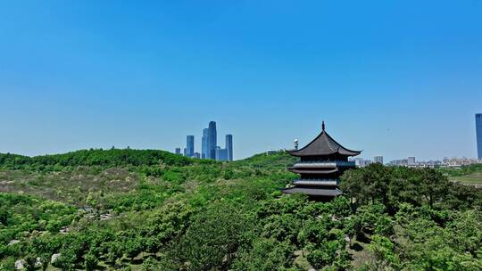 广西南宁青秀山航拍