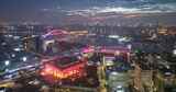 上海夜景 中国馆 世博园 中华艺术宫高清在线视频素材下载