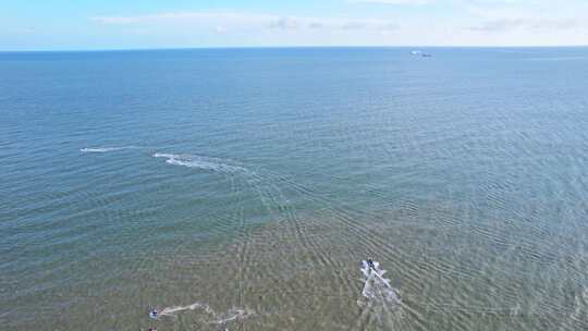 天空蓝天白云自然风景大海海浪海洋波浪