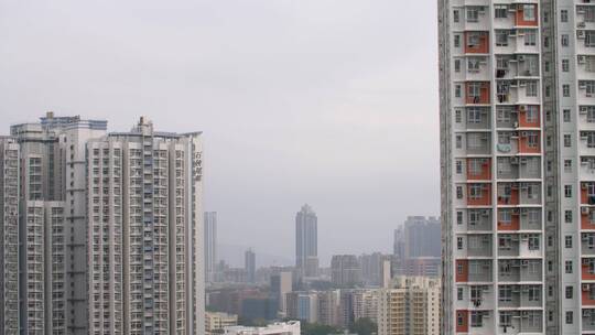 香港的塔楼景观