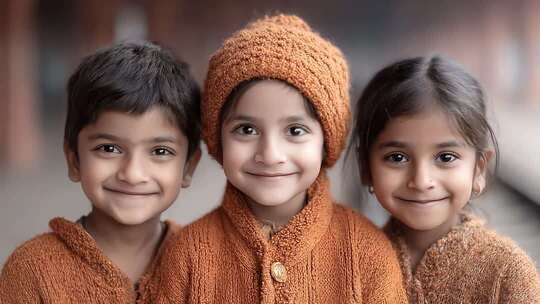 笑容绽放瞬间捕捉美好情感传递温暖