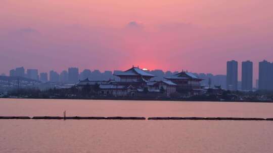 松雅湖日落