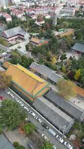 青岛湛山寺航拍风光