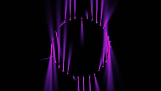 紫圆形光束
