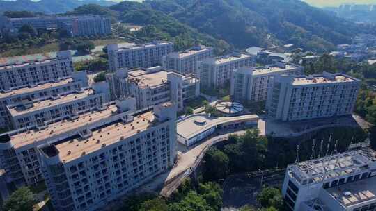 航拍福州大学铜盘校区