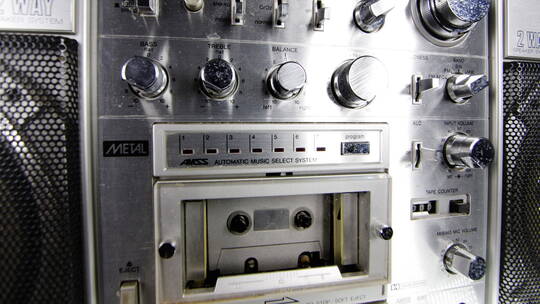 老式收音机视频素材模板下载