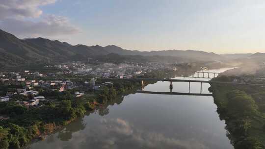 干净空镜广告唯美航拍大景城市山川