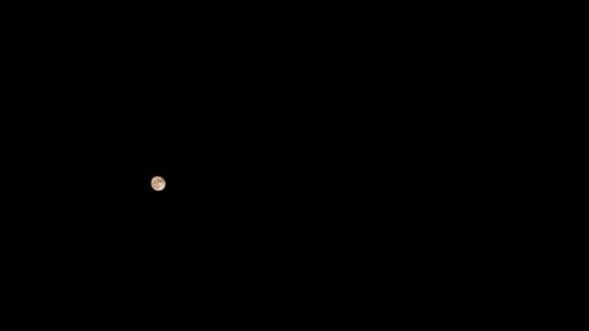 实拍 月亮运动轨迹4K