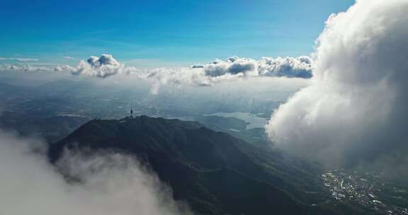 4K航拍深圳梧桐山壮丽云海宣传片