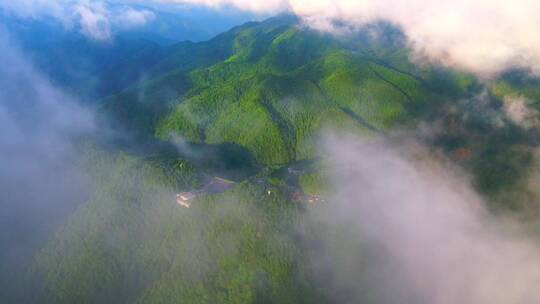 云层下的井冈山